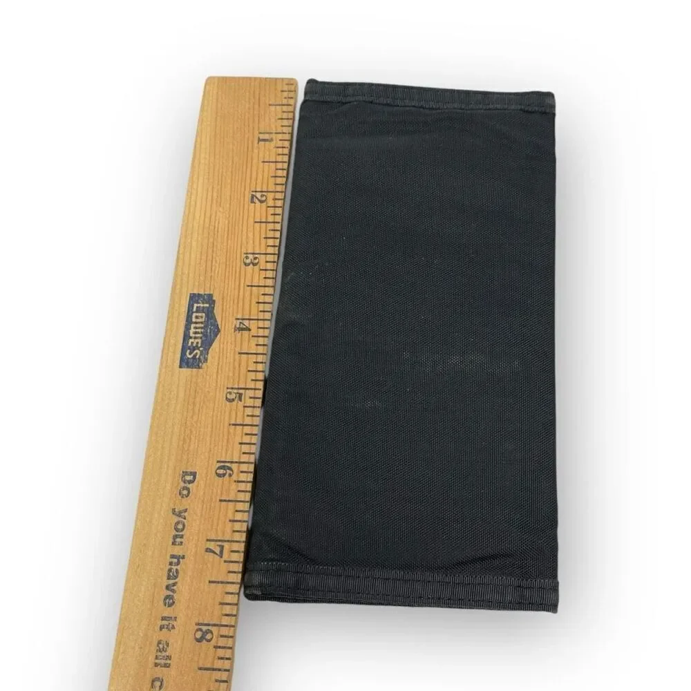 John Weitz Black Canvas Tri-fold Wallet Billfold